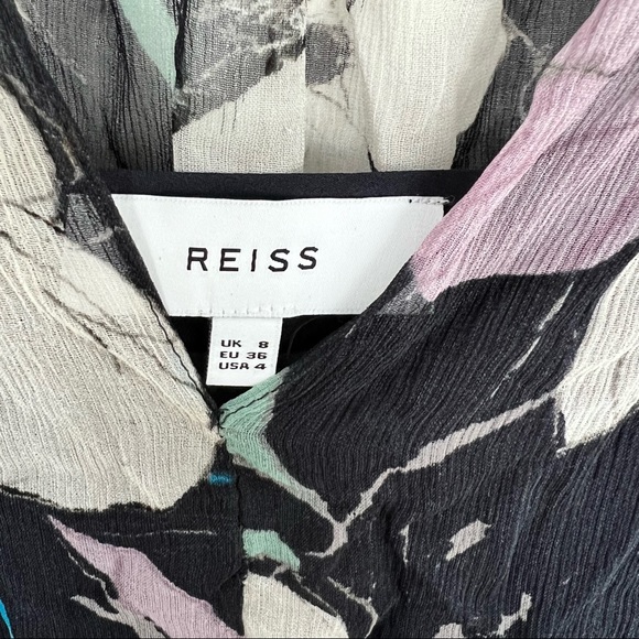 Reiss Carina Spring Floral Midi Dress size US4 - Picture 12 of 14